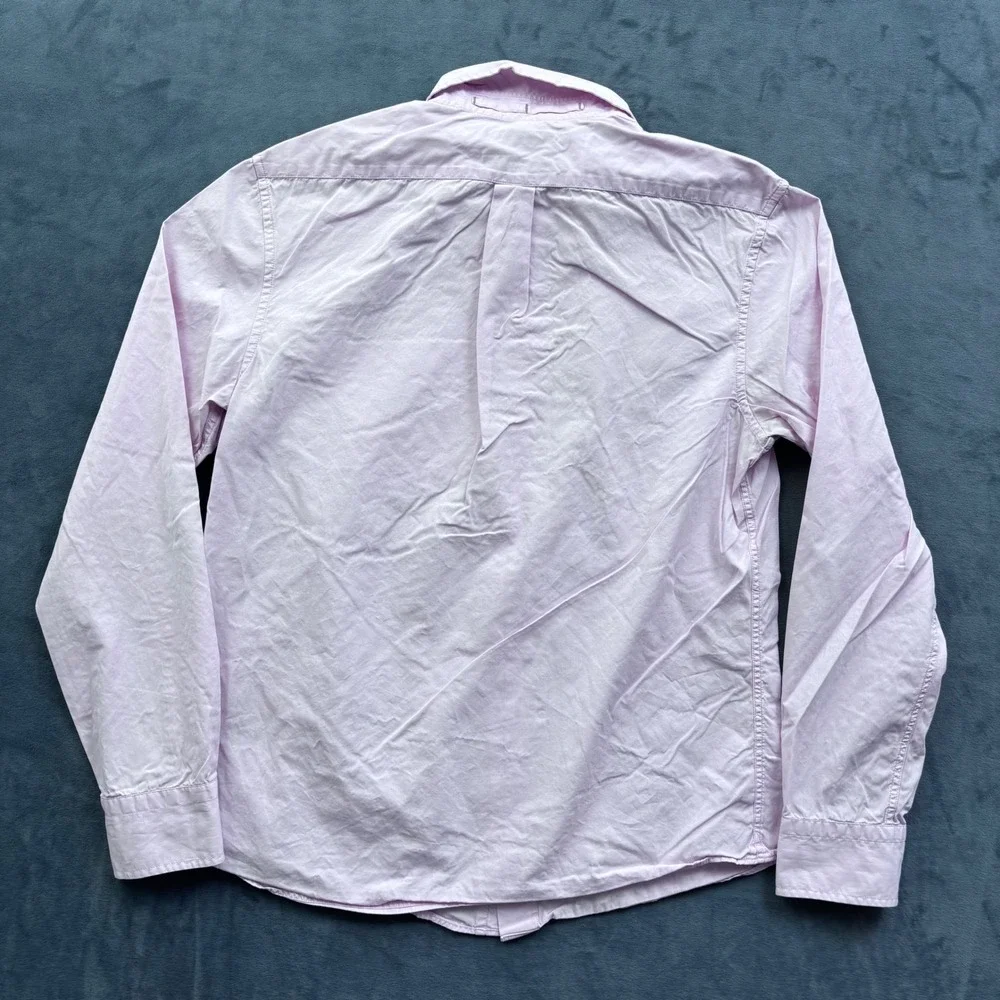 Banana Republic Mens Small Pink Standard Fit Long Sleeve Button Down Shirt